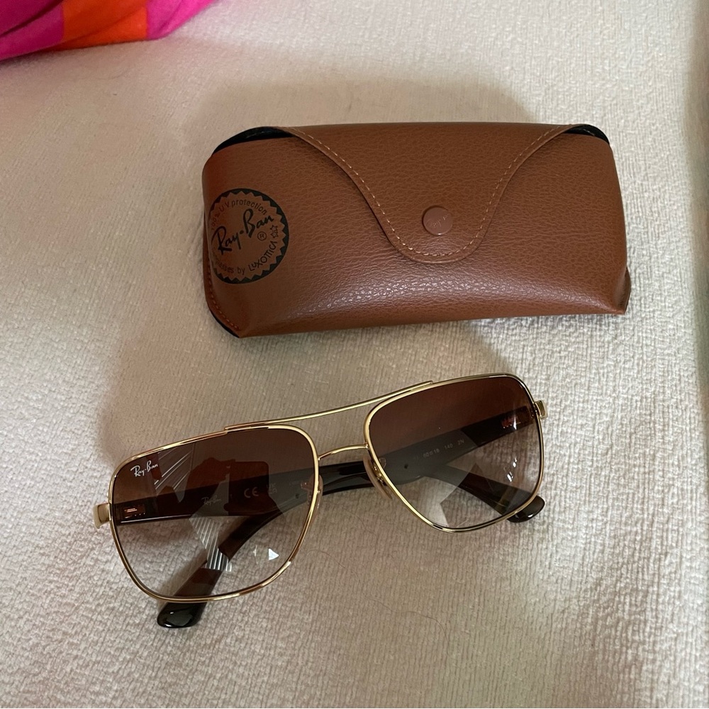 RayBan RB3483 sunglasses in Gold